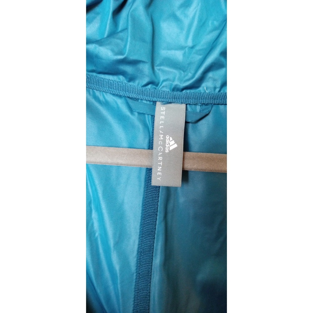 Adidas Stella McCartney Jacket Womens Medium Pattern Hooded Windbreaker Pullover - Picture 5 of 12